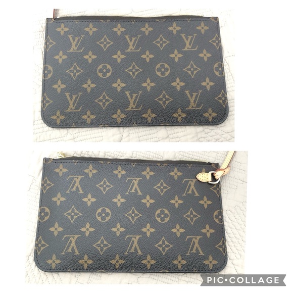 Louis Vuitton Neverfull MM Tote coated fabric cowhide leather trim Shoulder Bag - Picture 13 of 17